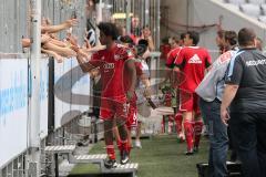 2. BL - 1860 München - FC Ingolstadt 04 - 1:0 - Schnazer bedanken sich bei den Fans