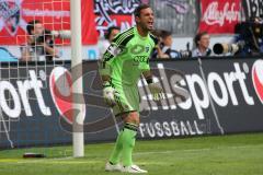 2. BL - 1860 München - FC Ingolstadt 04 - 1:0 - Torwart Ramazan Özcan (1) schimpft