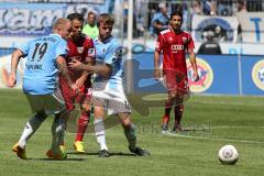 2. BL - 1860 München - FC Ingolstadt 04 - 1:0 - Tamas Hajnal (30) wird bedrängt