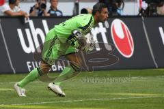 2. BL - 1860 München - FC Ingolstadt 04 - 1:0 - Torwart Ramazan Özcan (1) schimpft