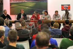 2. BL - FC Ingolstadt 04 - Saison 2013/2014 - Fan Treffen zum 10 jährigen Bestehen des FC Ingolstadt 01 - Cheftrainer Ralph Hasenhüttl am Mikrofon