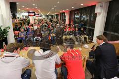 2. BL - FC Ingolstadt 04 - Saison 2013/2014 - Fan Treffen zum 10 jährigen Bestehen des FC Ingolstadt 01 - Cheftrainer Ralph Hasenhüttl am Mikrofon