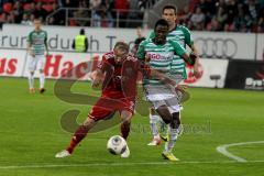 2. BL - Saison 2013/2014 - FC Ingolstadt 04 - SpVgg Greuther Fürth - Moritz Hartmann (9 FC Ingolstadt 04) - Djurdjic Nikola (10 Greuther Fürth)