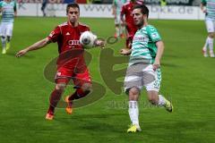 2. BL - Saison 2013/2014 - FC Ingolstadt 04 - SpVgg Greuther Fürth - Lex Stefan( 14 FC Ingolstadt 04) - Gießelmann Niko (31 Greuther Fürth)