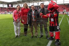 2. BL - FC Ingolstadt 04 - FC St. Pauli - 1:2 - Partner, mit Franz Spitzauer und Schanzi