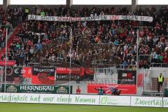 2. BL - FC Ingolstadt 04 - Fortuna Düsseldorf - 1:2 -  Fans Spruchband Jubel