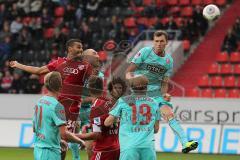 2. BL - FC Ingolstadt 04 - Fortuna Düsseldorf - 1:2 - Marvin Matip (34) Kopfball, Kampf in der Luft