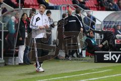 2. BL - FC Ingolstadt 04 - VfR Aalen 2:0 - Cheftrainer Ralph Hasenhüttlwill einen Wechsel