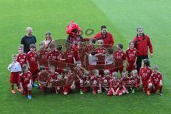 2. BL - FC Ingolstadt 04 - 1. FC Köln - 2014 - Einlaufkids