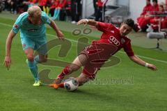 2. BL - FC Ingolstadt 04 - Fortuna Düsseldorf - 1:2 -  Danilo Soares Teodoro (15) kämpft um den Ball