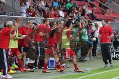 2. BL - FC Ingolstadt 04 - DSC Armenia Bielefeld - 3:2 - Cheftrainer Marco Kurz jubel Spielende Sieg