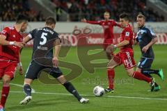 2. BL 2014 - FC Ingolstadt 04 - 1860 München - 2:0 - Danilo Soares Teodoro (15) mitte im Angriff