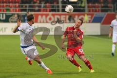 2. BL - Saison 2013/2014 - FC Ingolstadt 04 - FSV Frankfurt - 0:1 - Karl-Heinz Lappe (25) rechts und links Björn Schlicke