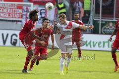 2. BL - FC Ingolstadt 04 - FC St. Pauli - 1:2 - Caiuby Francisco da Silva (31) gegen C. Buchtmann und hinten Almog Cohen (36)