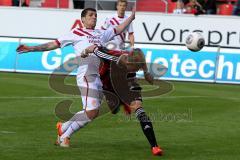 FC Ingolstadt 04 - FC Energie Cottbus - Hofmann Philipp (#28 FC Ingolstadt) zum Treffer zum 2:0 - Foto: Jürgen Meyer