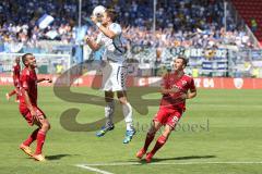 2. BL - FC Ingolstadt 04 - Karlsruher SC - 0:2 - links Christian Eigler (18) und rechts Karl-Heinz Lappe (25)