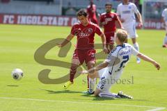 2. BL - FC Ingolstadt 04 - Karlsruher SC - 0:2 - Tamas Hajnal (30) gegen Philipp Klingmann