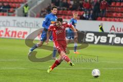 2. BL - Saison 2013/2014 - FC Ingolstadt 04 - VfL Bochum - Karl-Heinz Lappe (25) zieht ab Tor zum 2:0 Jubel, Torwart Andreas Luther chancenlos