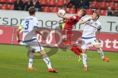 2. BL - Saison 2013/2014 - FC Ingolstadt 04 - FSV Frankfurt - 0:1 - mitte Karl-Heinz Lappe (25) und rechts 15 FSV Alexander Huber