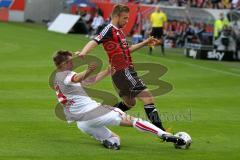 FC Ingolstadt 04 - FC Energie Cottbus - Hofmann Philipp (rot FC Ingolstadt) - Foto: Jürgen Meyer