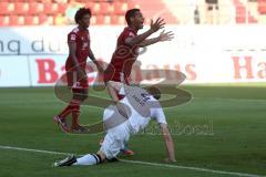 2. BL - FC Ingolstadt 04 - Erzgebirge Aue - 1:2 -  Marvin Matip (34) beschwert sich