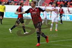 FC Ingolstadt 04 - FC Energie Cottbus - Hofmann Philipp (#28 FC Ingolstadt) zum Treffer zum 2:0 - Foto: Jürgen Meyer