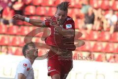 2. BL - FC Ingolstadt 04 - Erzgebirge Aue - 1:2 -  Manuel Schäffler (17) schreit