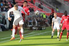 2. BL - FC Ingolstadt 04 - SV Sandhausen - Saison 2013/2014 - hinten Alfredo Morales (6) und vorne Nicky Adler