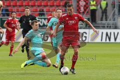 2. BL - FC Ingolstadt 04 - Fortuna Düsseldorf - 1:2 -  Christian Eigler (18) wird gefoult