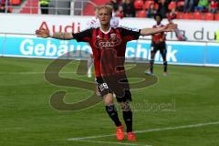 FC Ingolstadt 04 - FC Energie Cottbus - Hofmann Philipp (#28 FC Ingolstadt) zum Treffer zum 2:0 - Foto: Jürgen Meyer