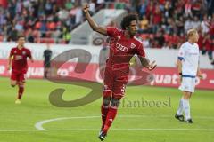 2. BL - FC Ingolstadt 04 - DSC Armenia Bielefeld - 3:2 - Tor Jubel Caiuby Francisco da Silva (31) zum 3:2 Treffer