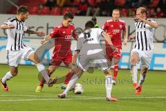 2. BL - FC Ingolstadt 04 - VfR Aalen 2:0 - Danilo Soares Teodoro (15) kommt nicht durch