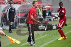 2. BL - FC Ingolstadt 04 - 1.FC Union Berlin 0:1 - Cheftrainer Marco Kurz regt sich auf