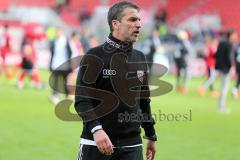 2. BL - FC Ingolstadt 04 - FC St. Pauli - 1:2 - Cheftrainer Marco Kurz nach dem Spiel geht vom Spielfeld