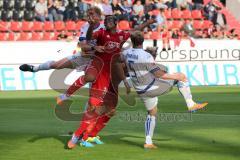 2. BL - FC Ingolstadt 04 - DSC Armenia Bielefeld - 3:2 - Marvin Matip (34) im Kampf
