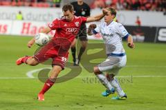 2. BL - FC Ingolstadt 04 - DSC Armenia Bielefeld - 3:2 - Karl-Heinz Lappe (25) mit einem Drehschuß, knapp vorbei