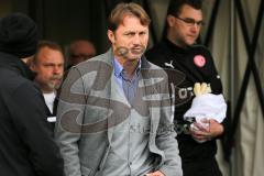 2. BL - FC Ingolstadt 04 - Fortuna Düsseldorf - 1:2 - vor seinem ersten Spiel Cheftrainer Ralph Hasenhüttl