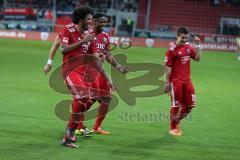 2. BL - FC Ingolstadt 04 - VfR Aalen 2:0 - Tor durch Caiuby Francisco da Silva (31) und Jubel Roger de Oliveira Bernardo (8) und Danilo Soares Teodoro (15). Ziehen sich für den Jubel-Tanz die Hosen runter