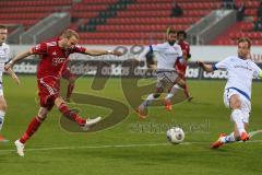 2. BL - Saison 2013/2014 - FC Ingolstadt 04 - FSV Frankfurt - 0:1 - Moritz Hartmann (9) zieht ab aufs Tor