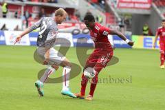 2. BL - FC Ingolstadt 04 - 1.FC Union Berlin 0:1 - Roger de Oliveira Bernardo (8) links Adam Nemec