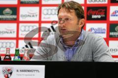 2. BL - FC Ingolstadt 04 - Fortuna Düsseldorf - 1:2 - Cheftrainer Ralph Hasenhüttl Pressekonferenz nach dem Spiel