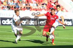 2. BL - FC Ingolstadt 04 - Erzgebirge Aue - 1:2 -  riesige Chance für Christian Eigler (18)