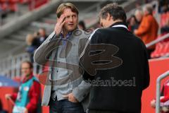 2. BL - FC Ingolstadt 04 - Fortuna Düsseldorf - 1:2 -  vor seinem ersten Spiel Cheftrainer Ralph Hasenhüttl