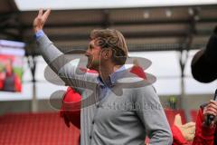 2. BL - FC Ingolstadt 04 - Fortuna Düsseldorf - 1:2 - vor seinem ersten Spiel Cheftrainer Ralph Hasenhüttl