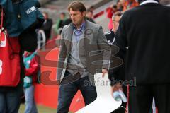 2. BL - FC Ingolstadt 04 - Fortuna Düsseldorf - 1:2 -  vor seinem ersten Spiel Cheftrainer Ralph Hasenhüttl