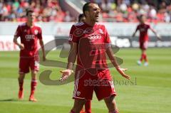 2. BL - FC Ingolstadt 04 - Karlsruher SC - 0:2 - Christian Eigler (18) schimpft zum Schiedsrichter