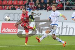2. BL - Saison 2013/2014 - FC Ingolstadt 04 - FSV Frankfurt - 0:1 - Karl-Heinz Lappe (25) und rechts Björn Schlicke