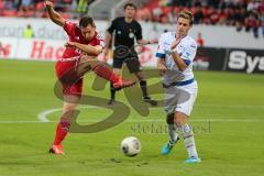 2. BL - FC Ingolstadt 04 - DSC Armenia Bielefeld - 3:2 - Karl-Heinz Lappe (25) mit einem Drehschuß, knapp vorbei