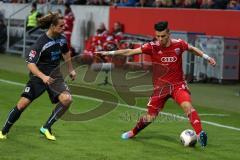 2. BL 2014 - FC Ingolstadt 04 - 1860 München - 2:0 - rechts Alfredo Morales (6)