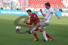 2. BL - FC Ingolstadt 04 - SV Sandhausen - Saison 2013/2014 - rechts Pascal Groß (20) gegen Timo Achenbach